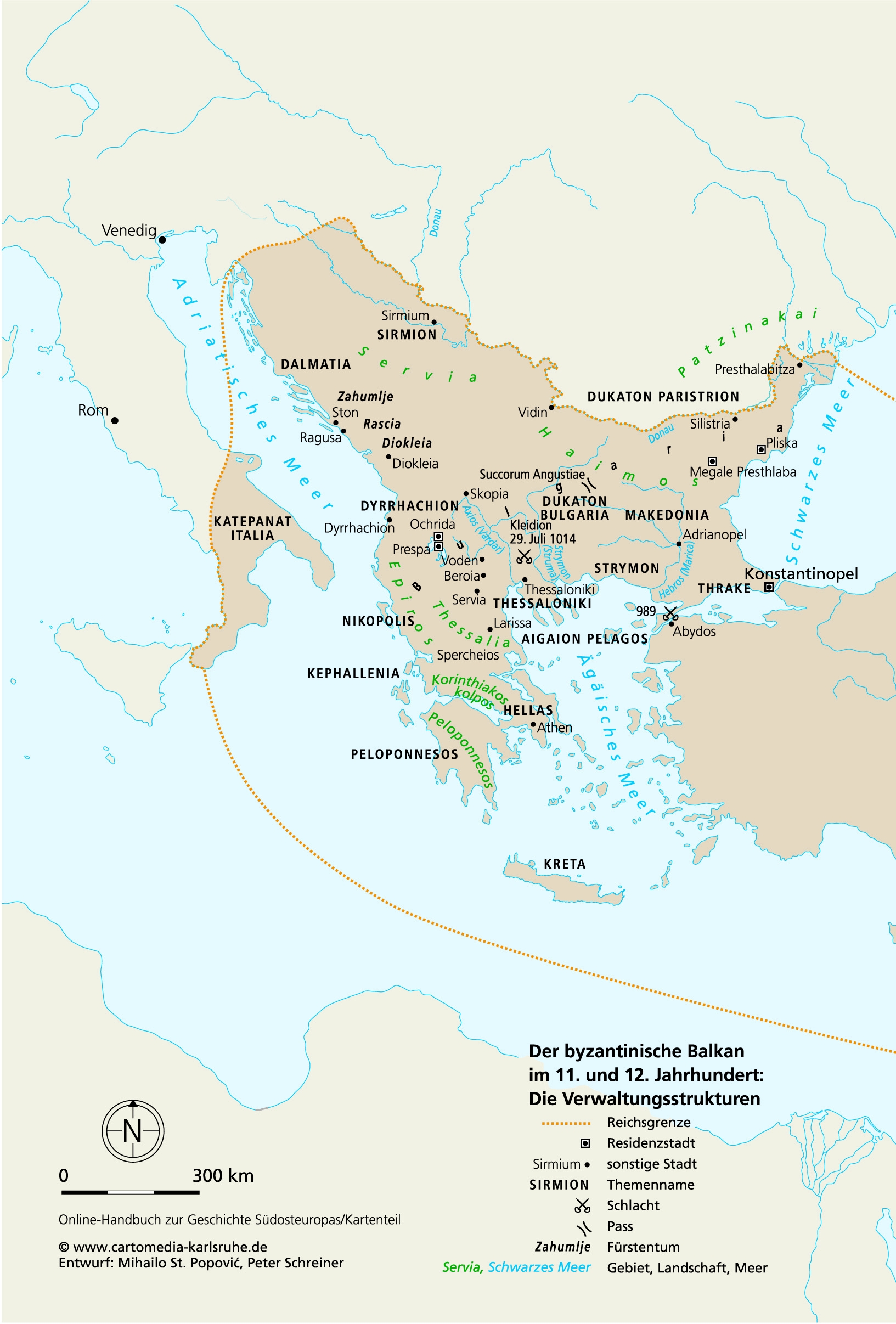 Der byzantinische Balkan im 11. und 12. Jahrhundert: Die Verwaltungsstrukturen