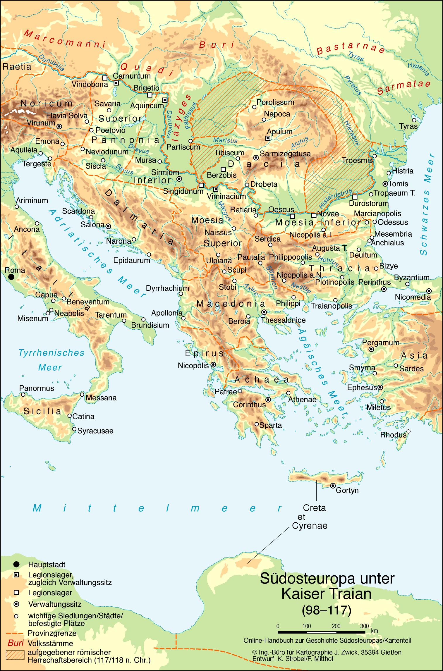 Südosteuropa unter Kaiser Traian (98-117)